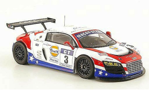 Audi R8 lms 1/43 Spark GT3 No.3 Gulf Marine Cup Macau 2010 miniature