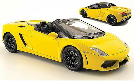 Lamborghini Gallardo LP560-4 LP560-4 1/18 Norev Spyder jaune 2009 miniature