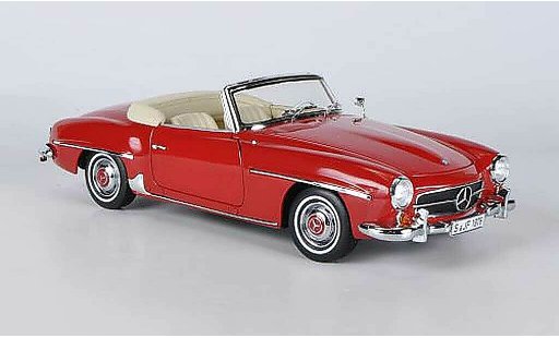 Mercedes 190 Base 1/18 Norev rouge 1957 miniature