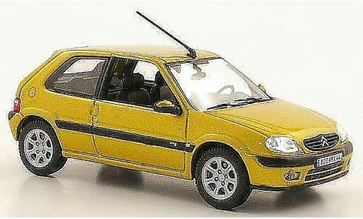 Citroen Saxo VTS 1/43 Norev jaune 3-portes 2000 miniature