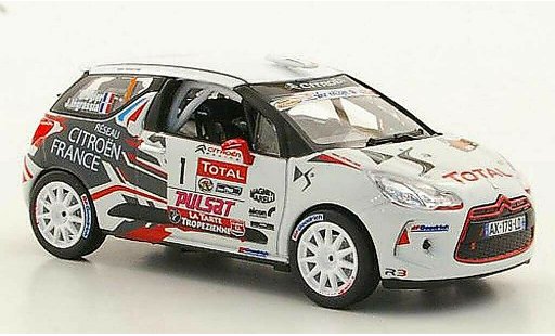 DS Automobiles DS3 R3 1/43 Norev No.1 S.Ogier / J.Ingrassia Rally du Var 2010 miniature