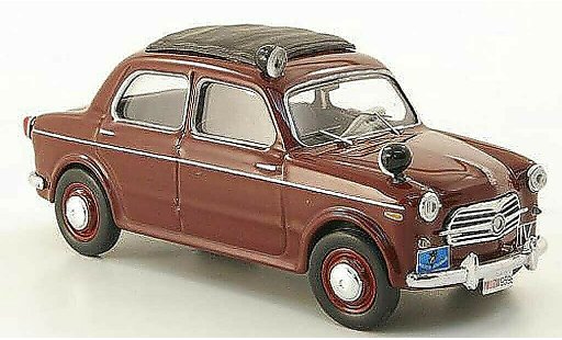 Fiat 1100 R 1/43 Rio rouge Polizia Police Italien 1957 miniature