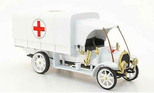 Fiat 18 Ambulanza 1/43 Rio BL rotes Kreuz Italien Rettungswagen 1915 miniature