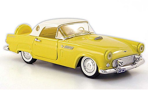 Ford Thunderbird Two-Seater 1/43 Rio Hardtop jaune/blanche miniature