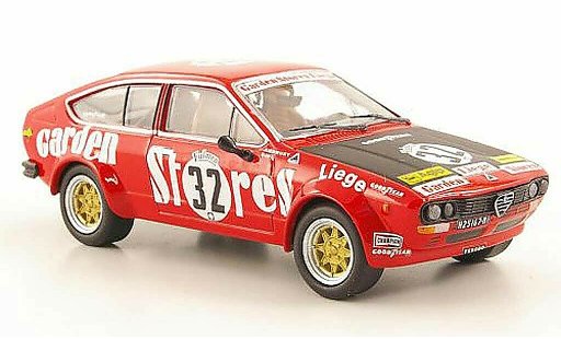 Alfa Romeo Alfetta gtv 2.0 1/43 M4 V No.32 Garden Stores Liege Spa 1976 miniature