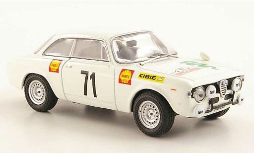 Alfa Romeo Giulia sprint gta 1/43 M4 1600 No.71 Tour de Corse 1969 miniature