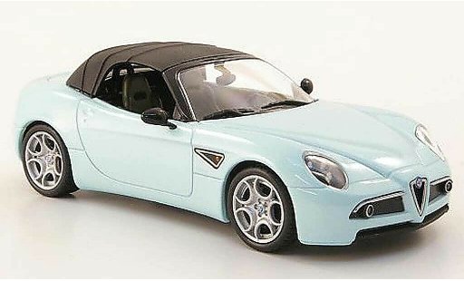 Alfa Romeo 8C spider 1/43 M4 bleu 2010 miniature