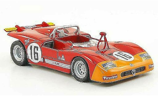 Alfa Romeo 33.3 prototipo 1/43 M4 1971 No.16 Monza miniature