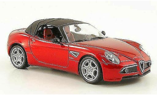 Alfa Romeo 8C spider 1/43 M4 rouge Softtop 2010 miniature