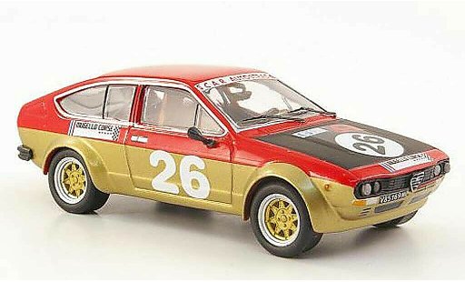 Alfa Romeo Alfetta gtv 2.0 1/43 M4 V No.26 Belli/Ciardi Vallelunga 1976 miniature