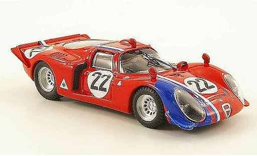 Alfa Romeo 33.2 prototipo 1/43 Best 1968 No.22 Paris miniature