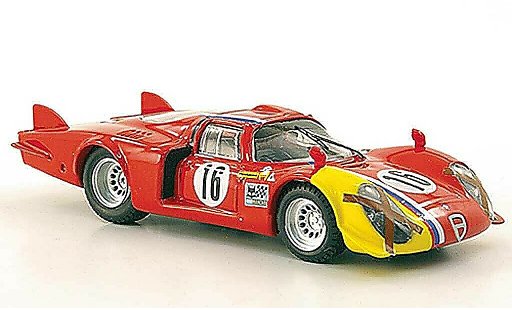 Alfa Romeo 33.2 coda lunga 1/43 Best 1968 No.16 T.Pilett Spa miniature
