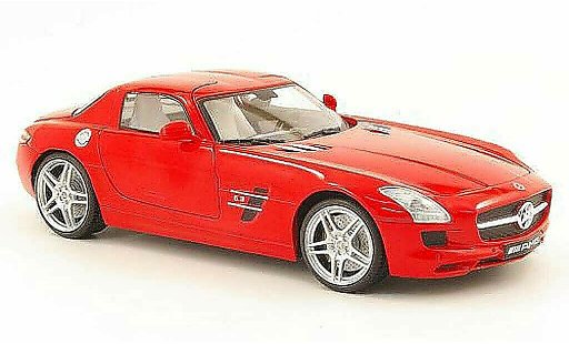 Mercedes SLS Coupe 1/18 Mondo Motors coupe amg rouge miniature