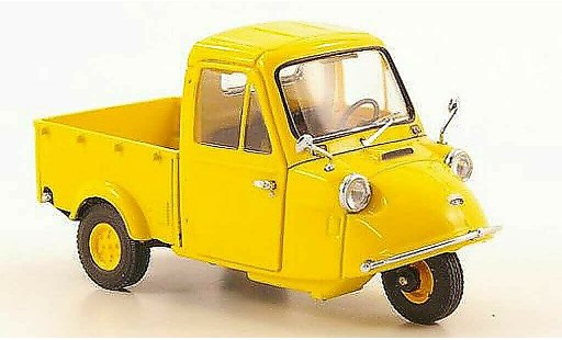 Daihatsu Tri-Mobile Fourgonnette 1/43 Ebbro jaune 1959 miniature