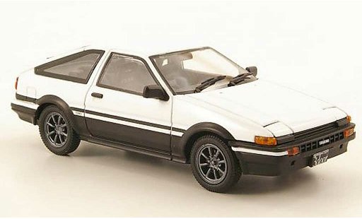 Toyota Trueno AE86 1/43 Ebbro Sprinter blanche/noire miniature