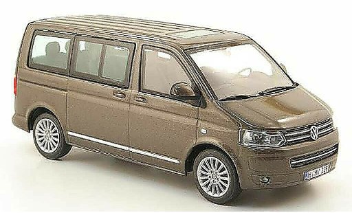 Volkswagen T5 T5 GP 1/43 Minichamps Multivan marron 2009 miniature