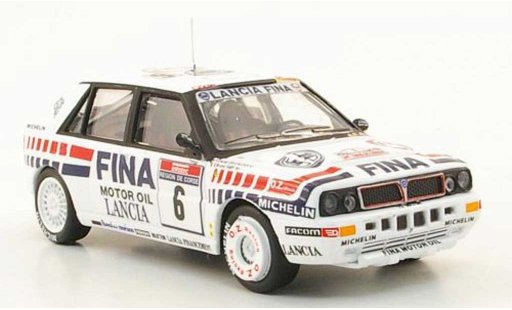 Lancia Delta HF Integrale 1/43 Hachette 16V No.6 FINA Tour de Corse 1990 miniature