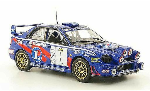 Subaru Impreza WRC 1/43 Hachette No.1 Rally Lyon Charbonnieres 2002 miniature