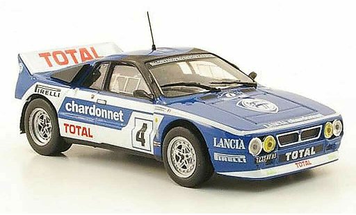 Lancia 037 Rally 1/43 Hachette No.4 Total du Var 1984 miniature