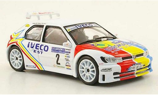 Peugeot 306 Maxi 1/43 Hachette No.2 Iveco Rally de Lorraine 2007 miniature