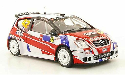 Citroen C2 S1600 1/43 Hachette No.42 Total Rally Mexiko 2008 miniature