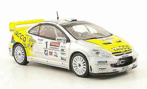Peugeot 307 WRC 1/43 Hachette No.1 Yacco Rally du Limousin 2008 miniature