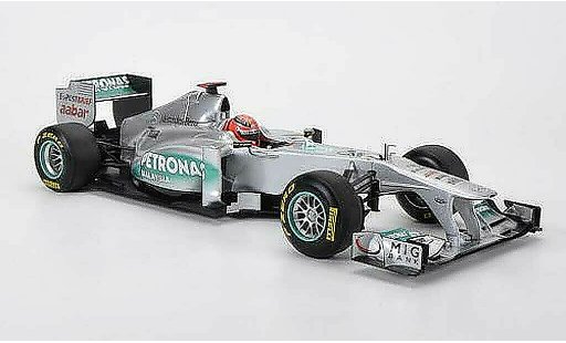 Mercedes F1 2011 1/18 Minichamps MGP W02 No.7 Petronas M.Schumacher Saison miniature
