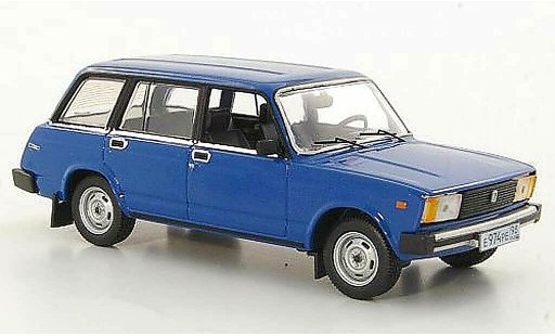 Lada Vaz Base 1/43 IST Models 2104 bleu 1989 miniature