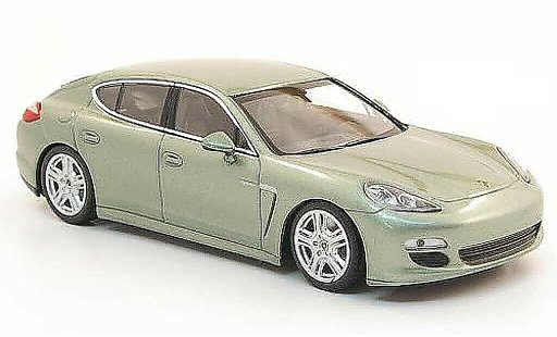 Porsche Panamera S 1/43 Minichamps hybrid griseverte 2010 miniature
