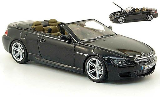 Bmw M6 Cabriolet 1/43 Kyosho E64 M noire 2006 miniature