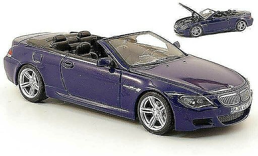 Bmw M6 Cabriolet 1/43 Kyosho E64 M bleu 2006 miniature