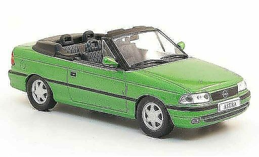 Opel Astra F Cabriolet 1/43 Hachette verte (ohne Magazin) 1994 miniature