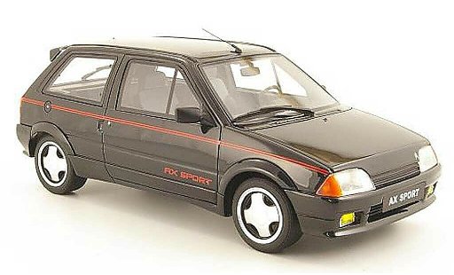 Citroen AX sport 1/18 Ottomobile noire miniature