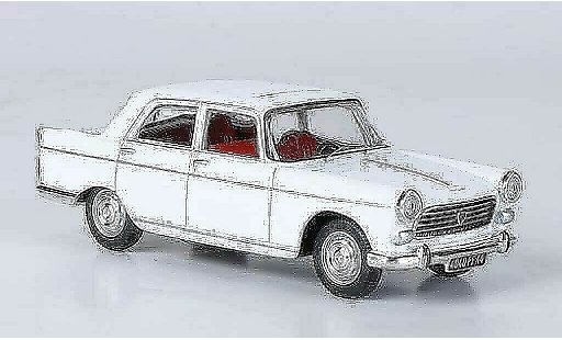 Peugeot 404 Berline 1/43 Norev blanche 1965 miniature