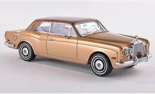 Rolls Royce Corniche FHC 1/43 Neo dore/brun LHD limitee edition 300 piece 1971 miniature
