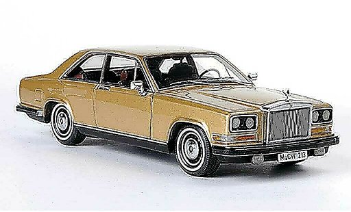 Rolls Royce Camargue Base 1/43 Neo gold LHD 1975 miniature
