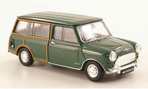 Austin Mini countryman 1/43 Ebbro Morris Morris Traveller verte RHD 1960 miniature