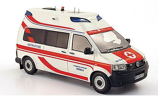 Volkswagen T5 T5 GP 1/43 Neo Hornis Silver KTW Deutsches rotes Kreuz limit&Atilde;&copy;e edition 2009 miniature