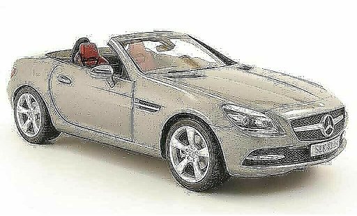 Mercedes Classe SLK Base 1/18 Minichamps (r172) 2011 grise miniature