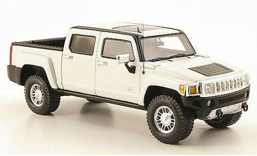 Hummer H3 H3T 1/43 Luxury Collectibles T blanche 2008 miniature