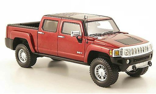 Hummer H3 H3T 1/43 Luxury Collectibles T rouge 2008 miniature