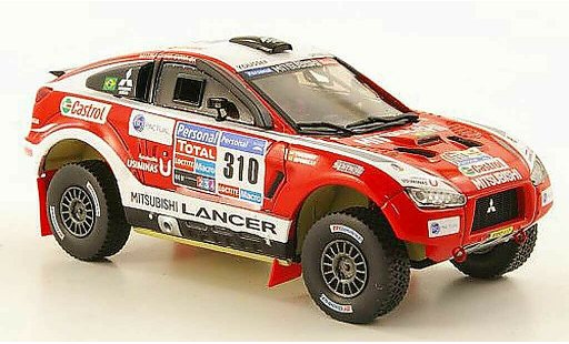 Mitsubishi Lancer Base 1/43 Vitesse Racing No.310 Rally Dakar 2011 miniature