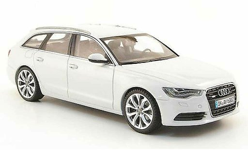 Audi A6 avant 1/43 Schuco (C7) grise blanche 2011 miniature