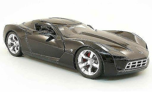 Chevrolet Corvette concept 1/18 Jada Toys C6 noire miniature