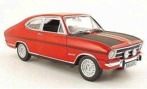 Opel Kadett B B 1/18 Revell rallye 1900 rouge/noire 1969 miniature