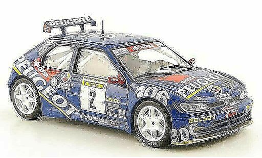Peugeot 306 Maxi 1/43 Hachette No.2 Rally de Aviles 1997 miniature