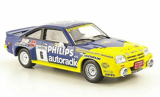 Opel Manta B B 1/43 Hachette 400 No.6 Philips Rally Ville de Llanes 1986 miniature