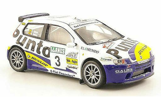 Fiat Punto Rally 1/43 Hachette S 1No.3 Villa de Llanes 2002 miniature