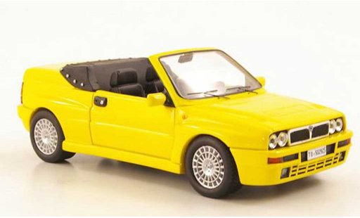 Lancia Delta HF Integrale Cabriolet 1/43 Premium X jaune 1992 miniature