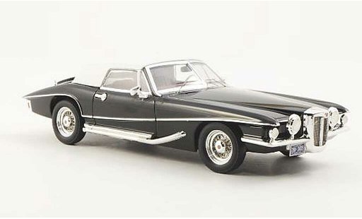 Stutz Blackhawk Convertible 1/43 Premium X Cabriolet noire/blanche 1971 miniature